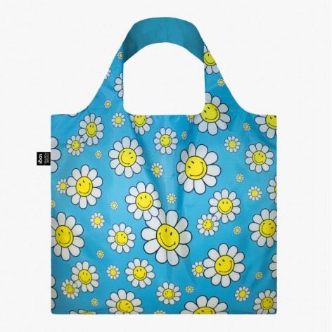 Bolsa Loqi Flowers Aquarius Azul