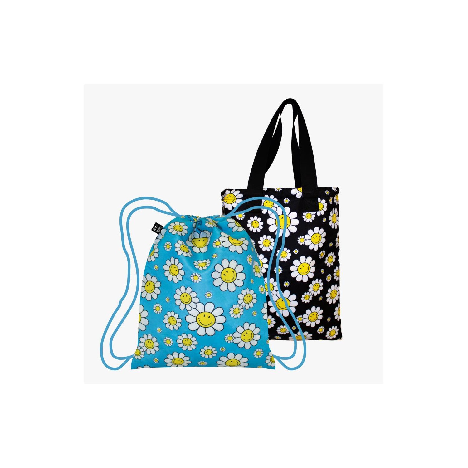 Mochila Reversible Loqi Smiley 