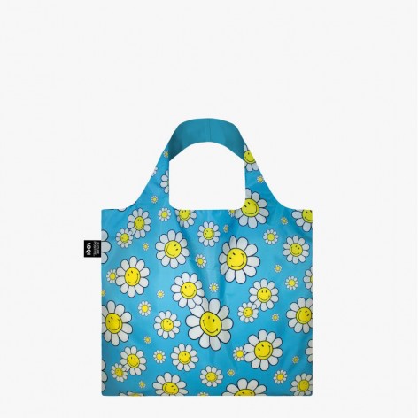 Bolsa Loqi Flowers Azul Small