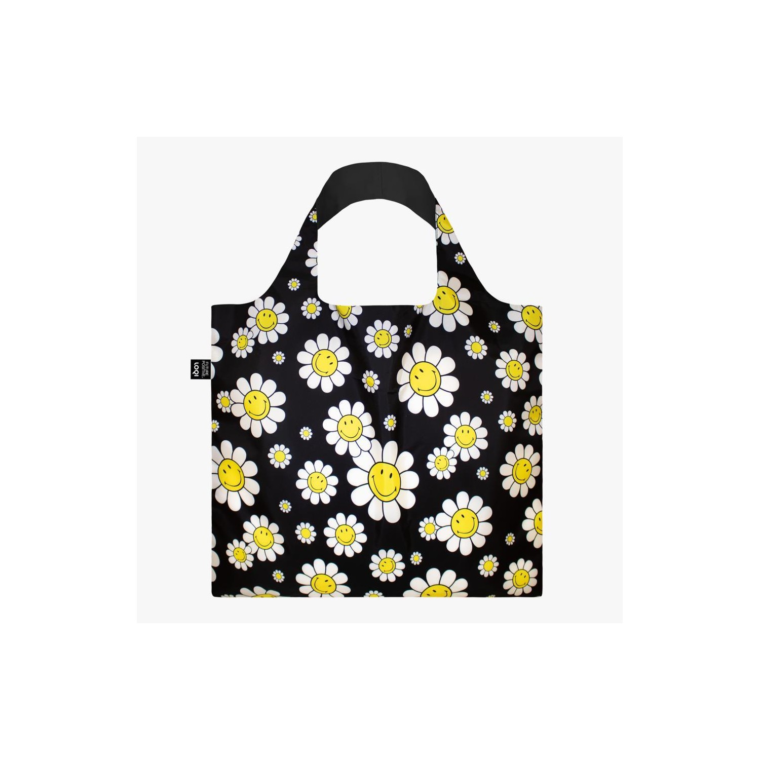 Bolsa Loqi Flowers Negro