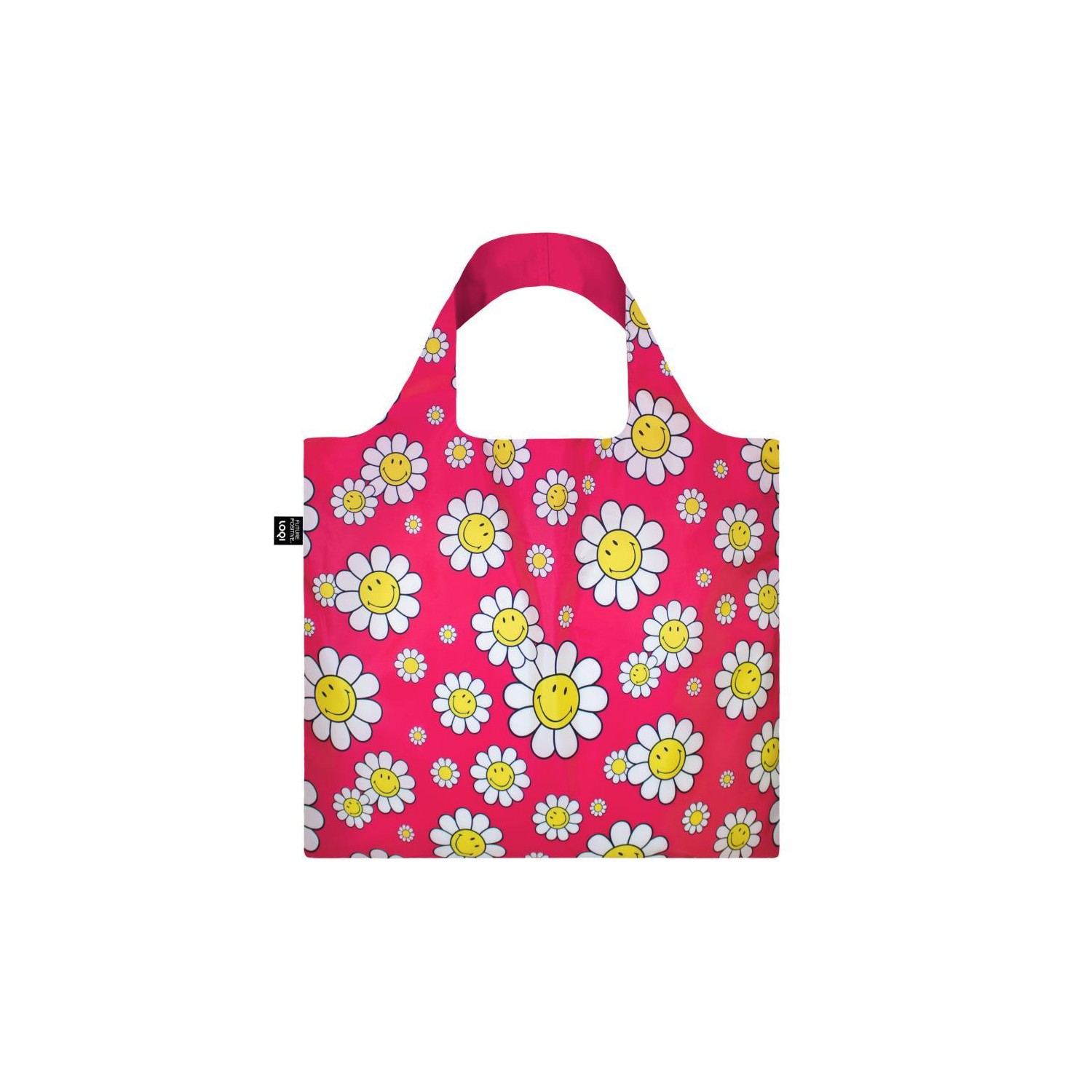 Bolsa Loqi Flowers Rosa