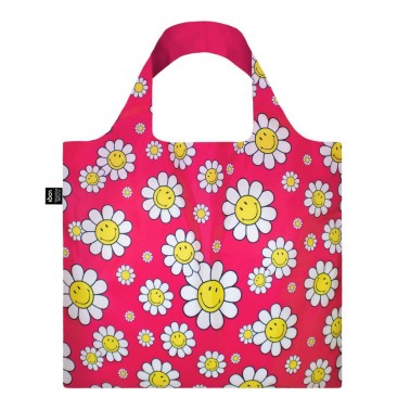 Bolsa Loqi Flowers Rosa