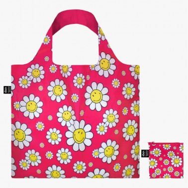 Bolsa Loqi Flowers Rosa