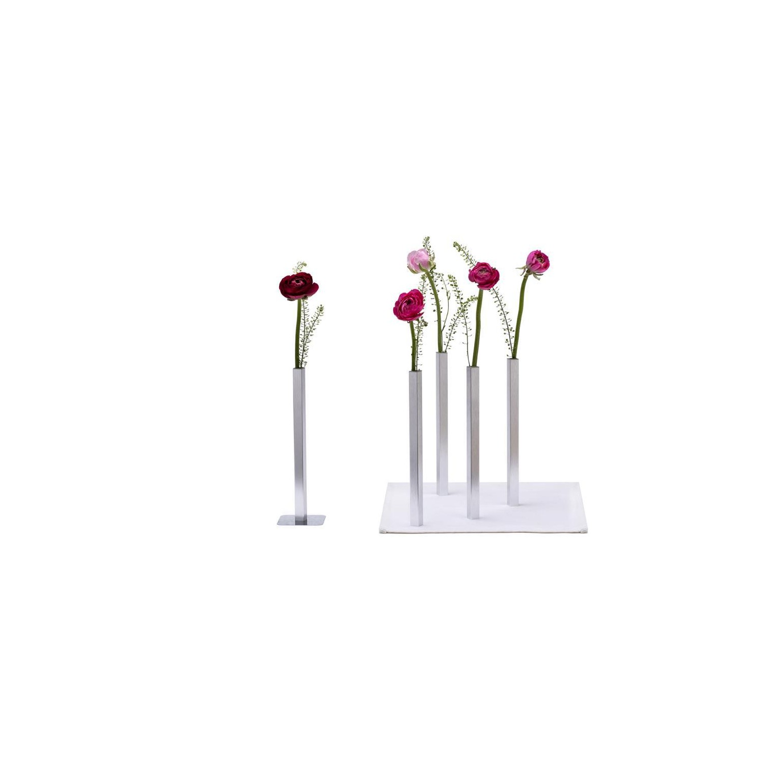 Magnetic Vase Peleg Silver