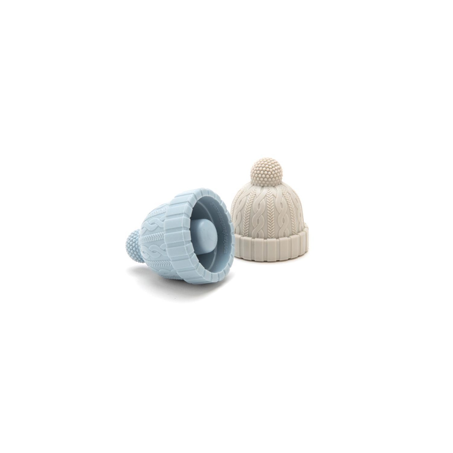 Beanie  Monkey Business blue & grey