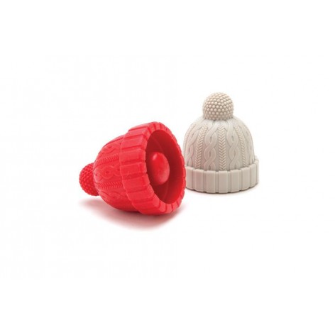 Beanie  Monkey Business Red & Grey