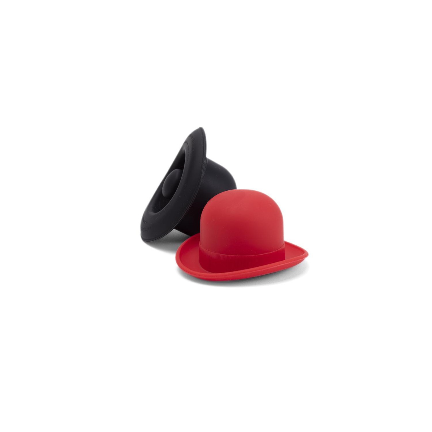 Bowler bottle stopper Monkey Business Black & Red