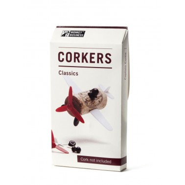 Corkers Classics Monkey Business Plane  Captain Cu