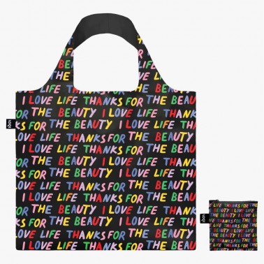 Bolsa Loqi LOVE LIFE Black