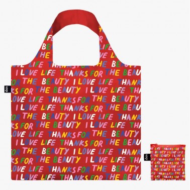 Bolsa Loqi LOVE LIFE Red