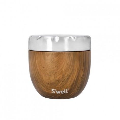 Eats S'well 636ml Teakwood