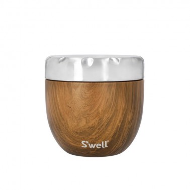 Eats S'well 636ml Teakwood