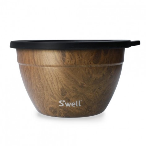 Salad Bowl Kit S´Well 1 9L Teakwood 