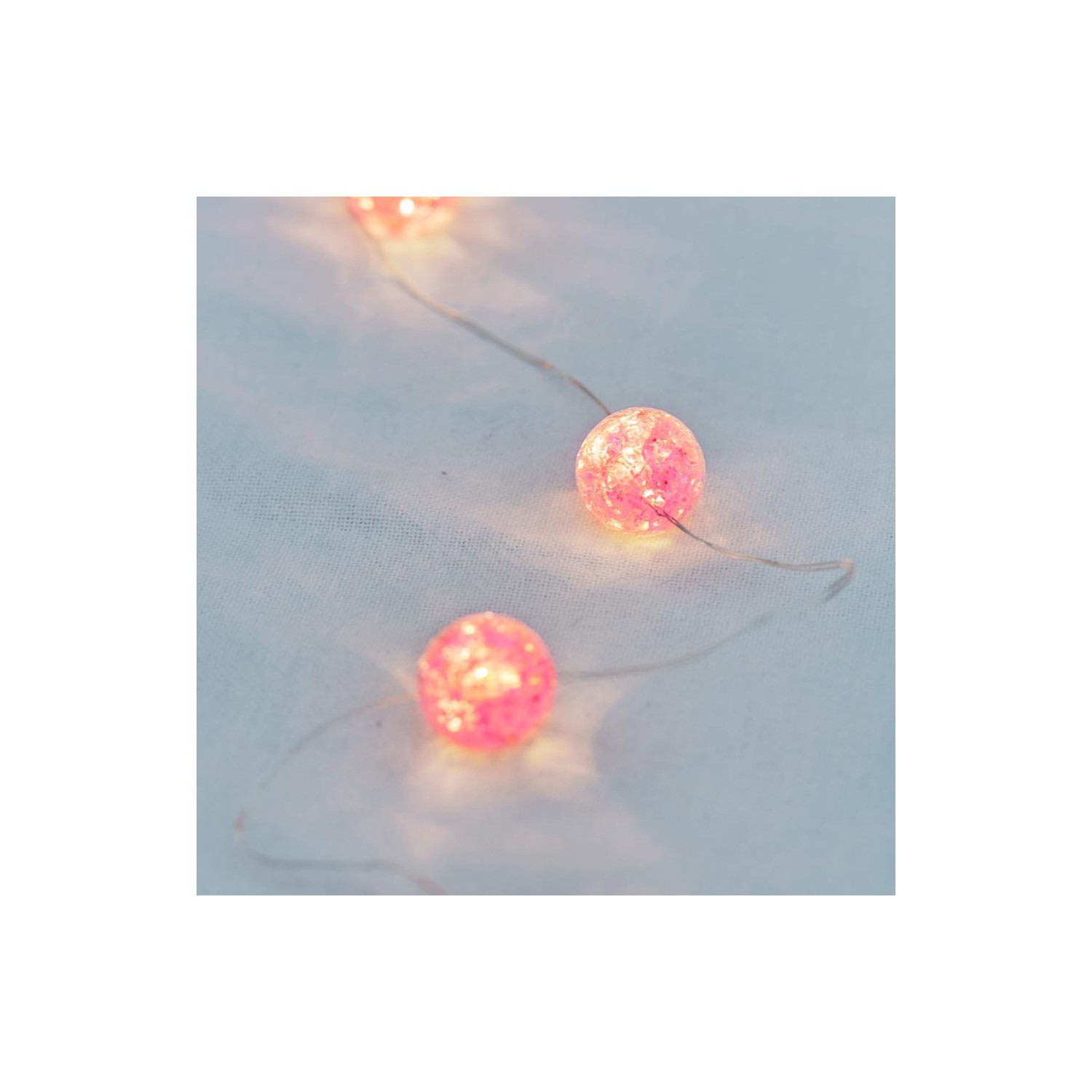 Maja Kugle  20LED  Rosa