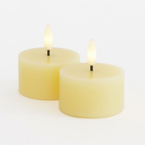 Sille Tealight 2 pcs  set  Ø6xH3 4cm  Amarillo