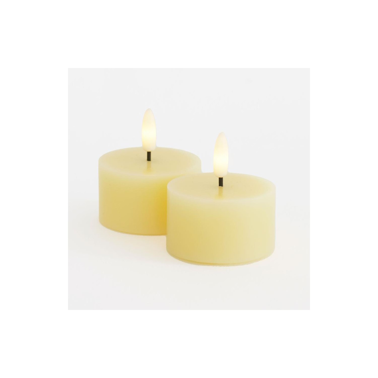 Sille Tealight 2 pcs  set  Ø6xH3 4cm  Amarillo