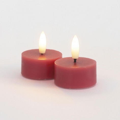 Sille Tealight 2 pcs  set  Ø4 5XH2 2cm  Rosa