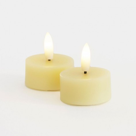 Sille Tealight 2 pcs  set  Ø4 5XH2 2cm  Amarillo