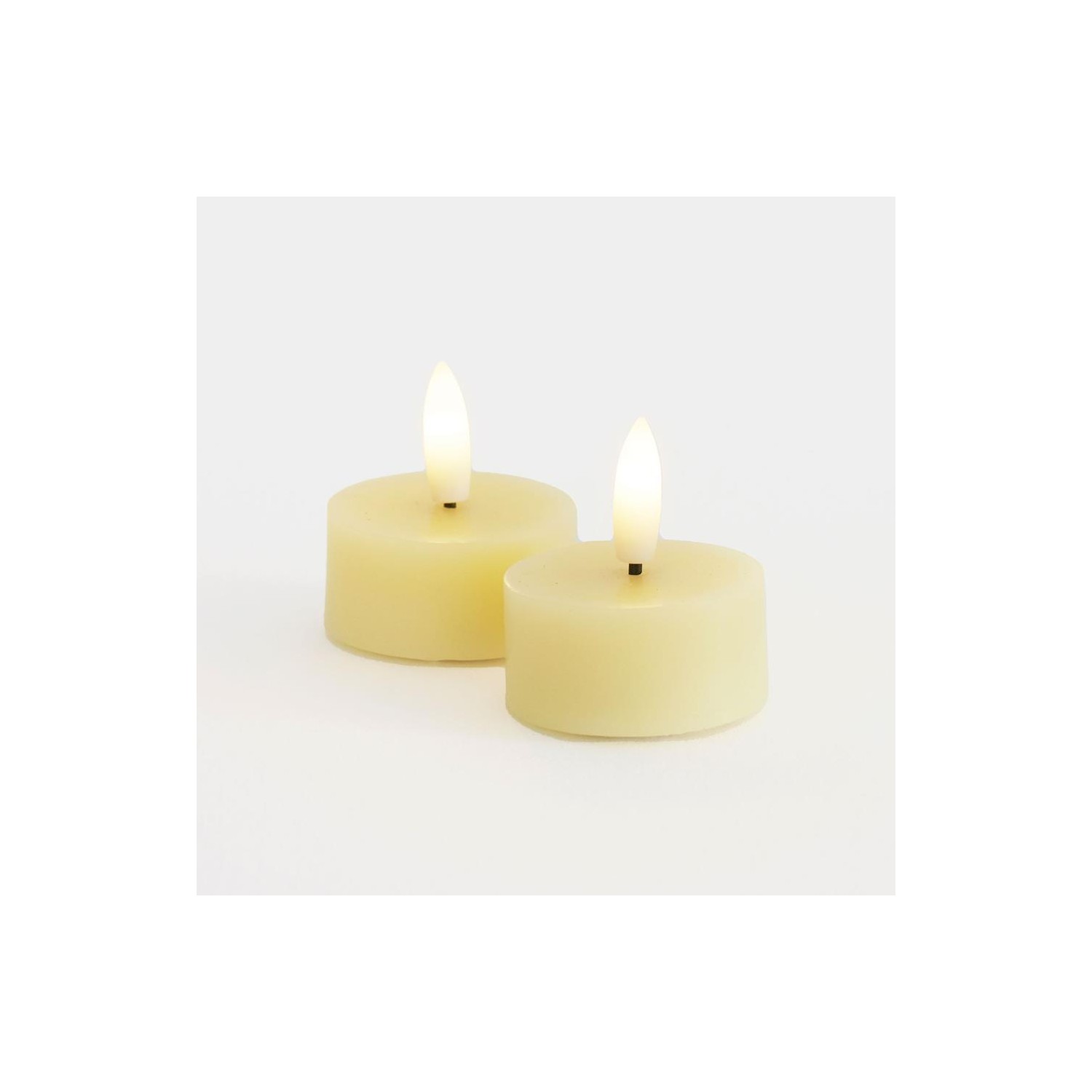 Sille Tealight 2 pcs  set  Ø4 5XH2 2cm  Amarillo