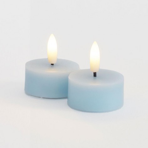 Sille Tealight 2 pcs  set  Ø4 5XH2 2cm  Azul