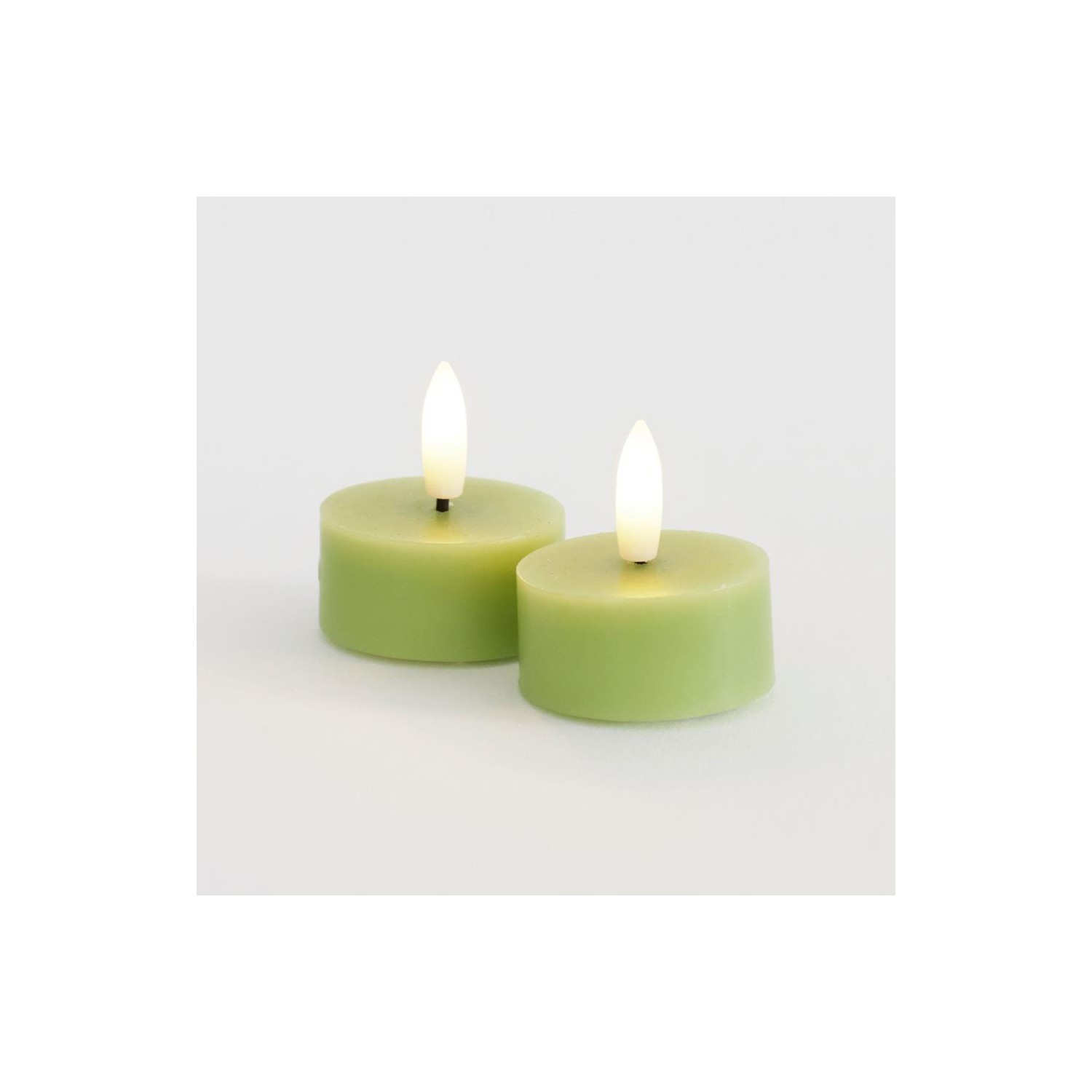 Sille Tealight 2 pcs  set  Ø4 5XH2 2cm  Verde