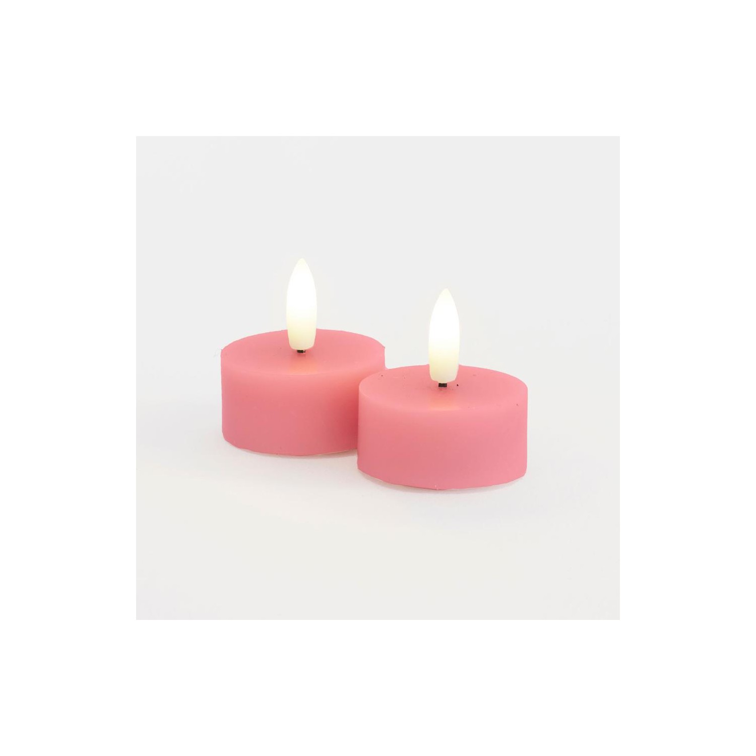 Sille Tealight 2 pcs  set  Ø4 5XH2 2cm  Rosa Viejo