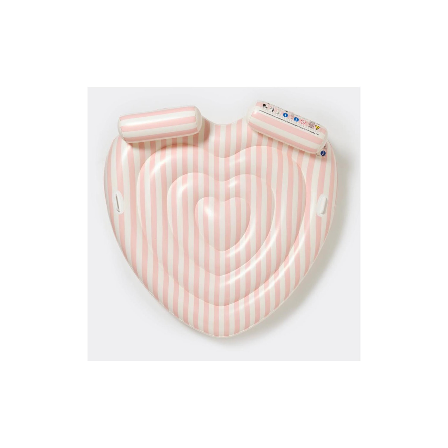 Twin Heart Lie-On Stole My Heart Pink Stripe