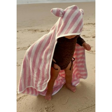 Baby Character Towel Strawberry Sunshine Pink 