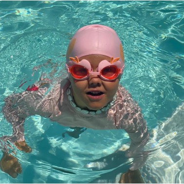 Kids Swimming Cap Cotton Candy Cherry