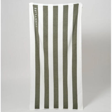 Beach Towel Rustico Driftwood Stripe