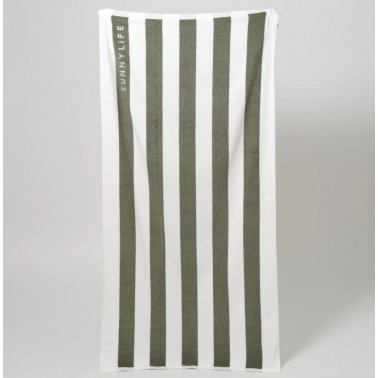 Beach Towel Rustico Driftwood Stripe