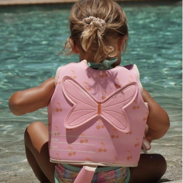 Kids Swim Vest 1-2 Cotton Candy Cherry