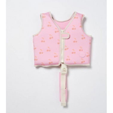 Kids Swim Vest 2-3 Cotton Candy Cherry