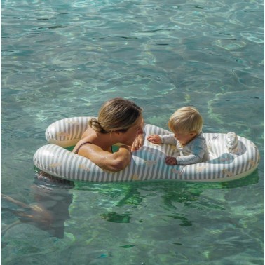 Float Together Baby Seat EU Duck Sage Stripe