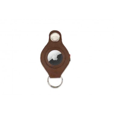 Llavero Air Tag 'Lusso' Piel Brushed Brown