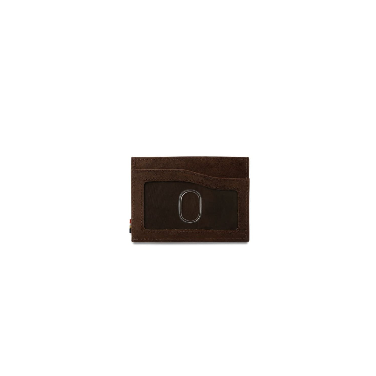 Tarjetero 'Leggera' ID Window Piel Brushed Brown