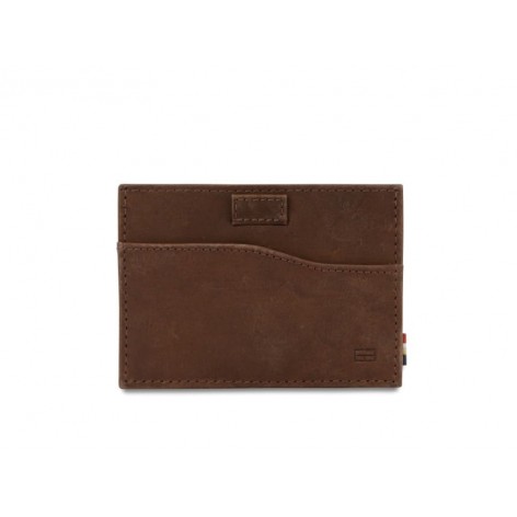 Tarjetero 'Leggera' ID Window Piel Brushed Brown