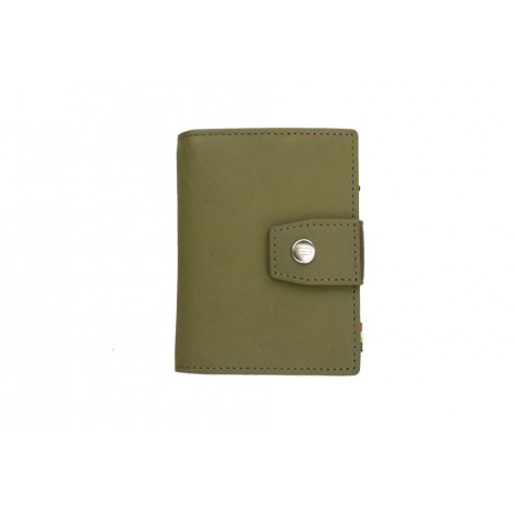 Billetero Metal Olive Green Brown