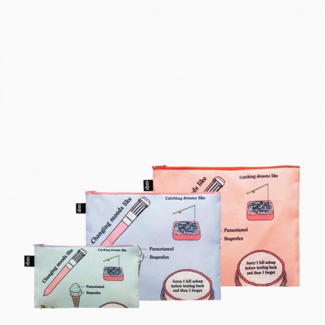 Zip Pockets Pattern Recycled