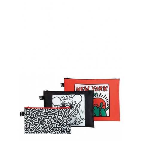 Zip Pockets Keith Haring Recycled
