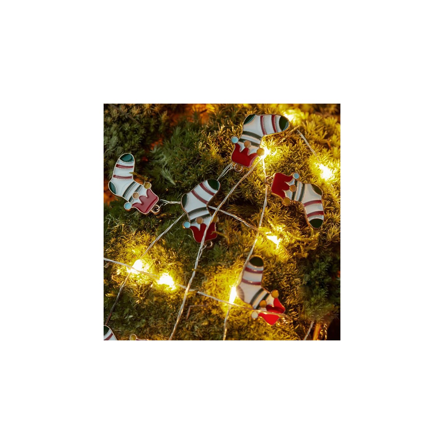 Nille  Xmas socks  Clear L90 30CM