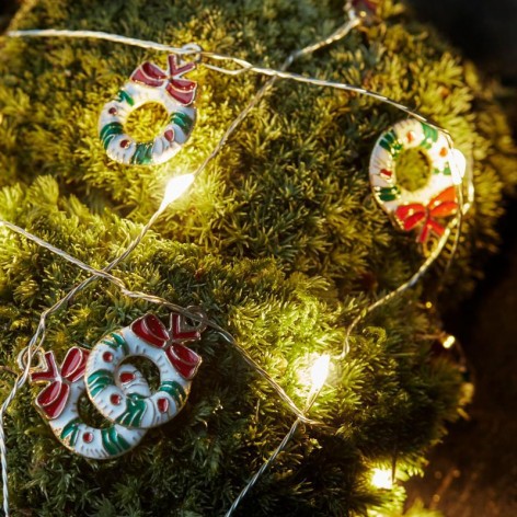 Nille  Wreath  Clear L90 30CM
