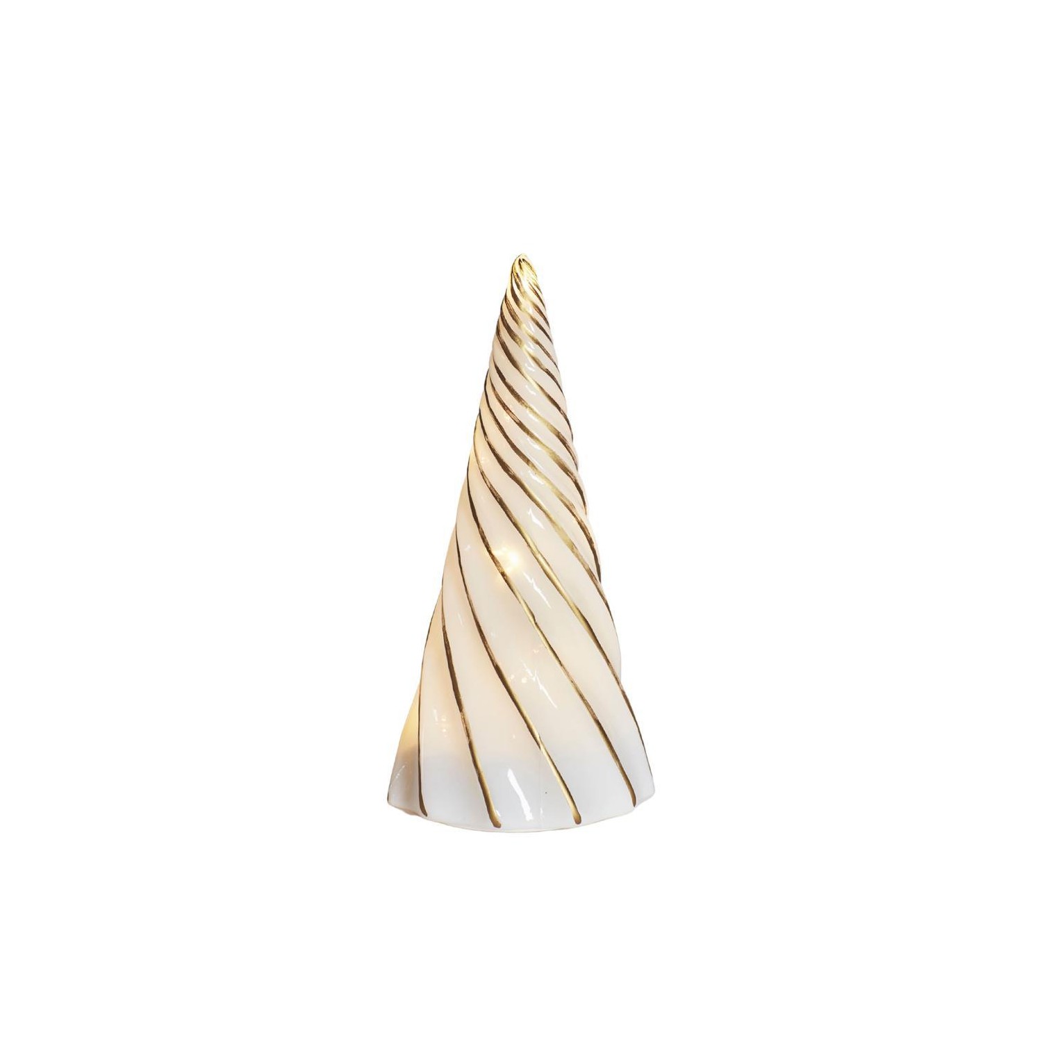 Vilma Tree  White/Gold Ø9 5xH19cm