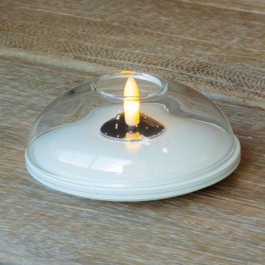 Lia Genopladelig Ø9 9cmxH5  White H5xØ10cm