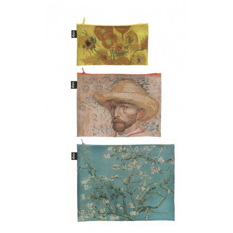 Zip Pockets Van Gogh Sunflowers Recycled