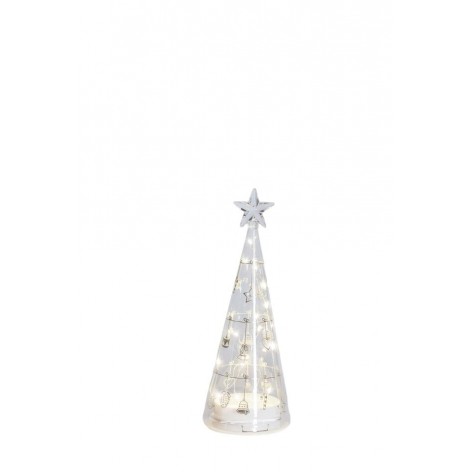 Elvira Tree  Clear/Gold H26