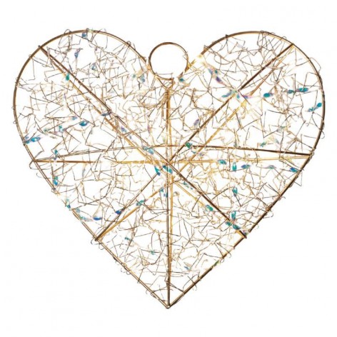 Lily Heart  Gold 30cm