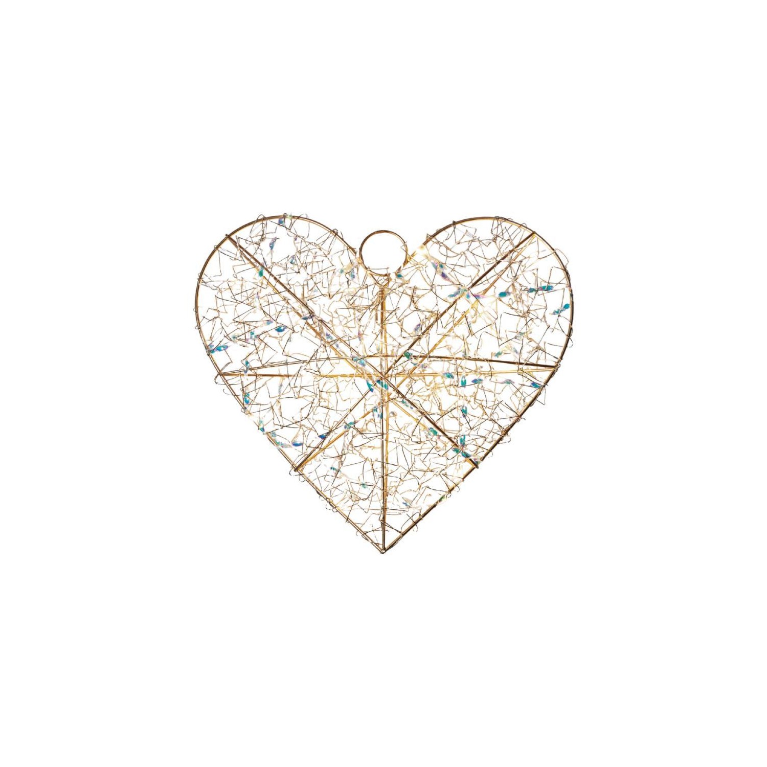 Lily Heart  Gold 30cm
