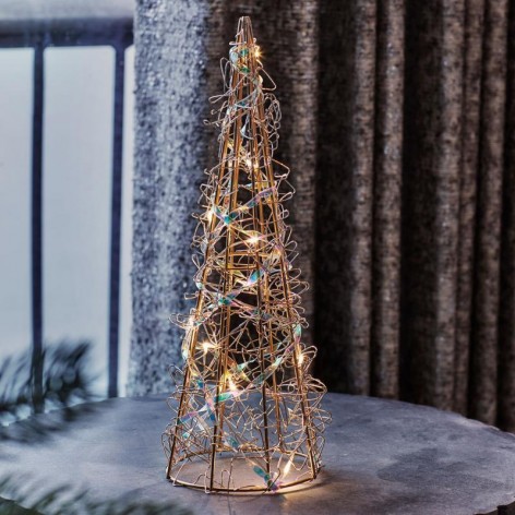Lily Tree  Gold 30cm