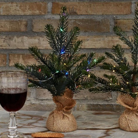 Bella Tree 20 LED Multi  Green